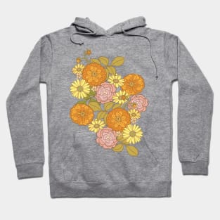 70s Tossed Floral Hoodie